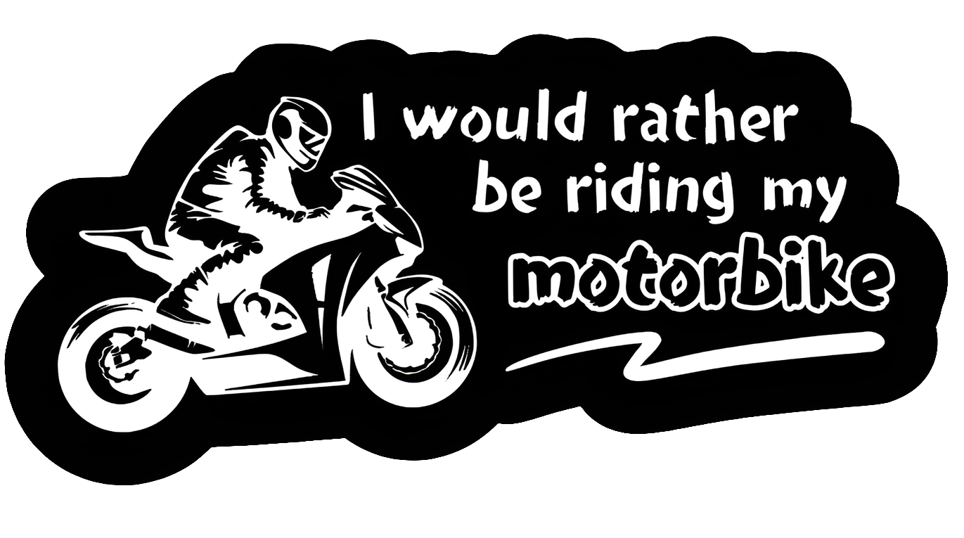 Rather Ride my Bike - Decal/Sticker